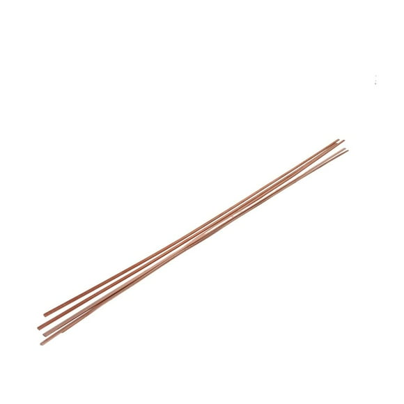 Utoolmart 10pcs Phosphor Copper Flat Brazing Rod Welding Wire Brass Yellow 1.3mm Thickness 3mm Width 400mm Length For Air Conditioning Refrigerator Gas Welding