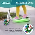 thumbnail image 6 of GOTRAX SCOUT Kids Electric Scooter for Ages 4-7, 5" Flash Wheel Foldable Kick Scooter Unisex,Green, 6 of 10