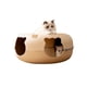 thumbnail image 3 of Cesta para casa de gato, nido de cueva de conejo de fieltro Natural creativo, cama de gato divertida, nido de casa Hugtrwg Para estrenar, 3 of 9