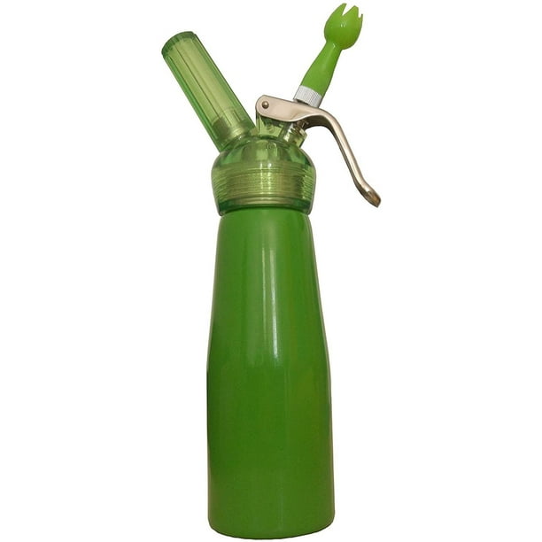 Professional N2O Aluminum Whipped Cream Dispenser with Nozzles and