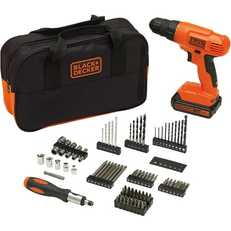 

20V MAX* POWERCONNECT Cordless Drill Kit + 100 pc. Kit (BDC120VA100)