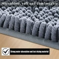 thumbnail image 6 of MELLCO Chenille Bath Mat Water Absorb Anti Slip Bathroom Rug Carpet for Living Room Floor Mat for Kids (15.7*23.6 Inch), 6 of 16