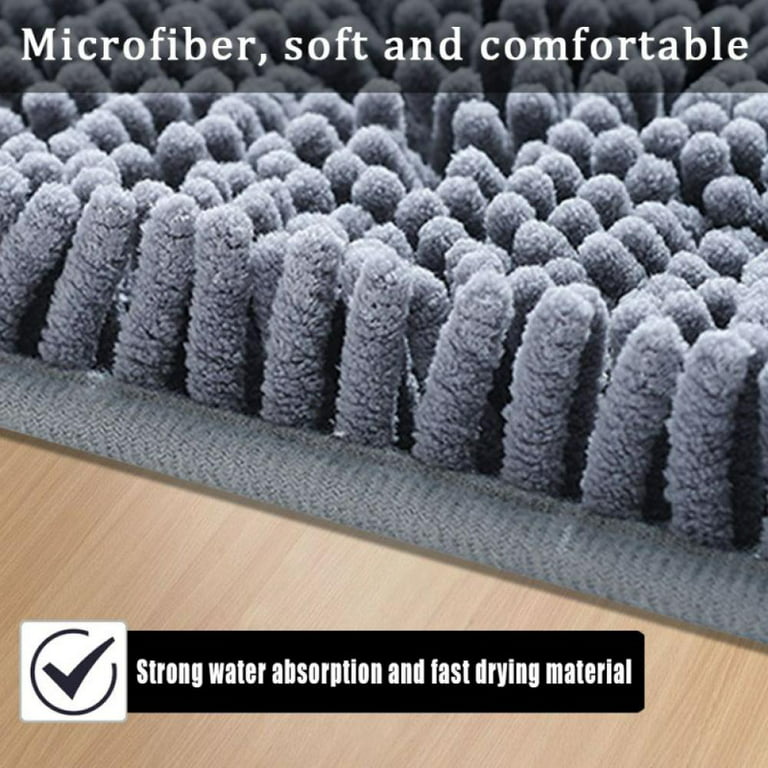 Microfiber Mud Rug With Non-Skid Backing