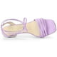thumbnail image 4 of Sandalias De Tacón De Aguja Con Cordones Arriba Punta Abierta Para Mujer Morado claro 37, 4 of 6