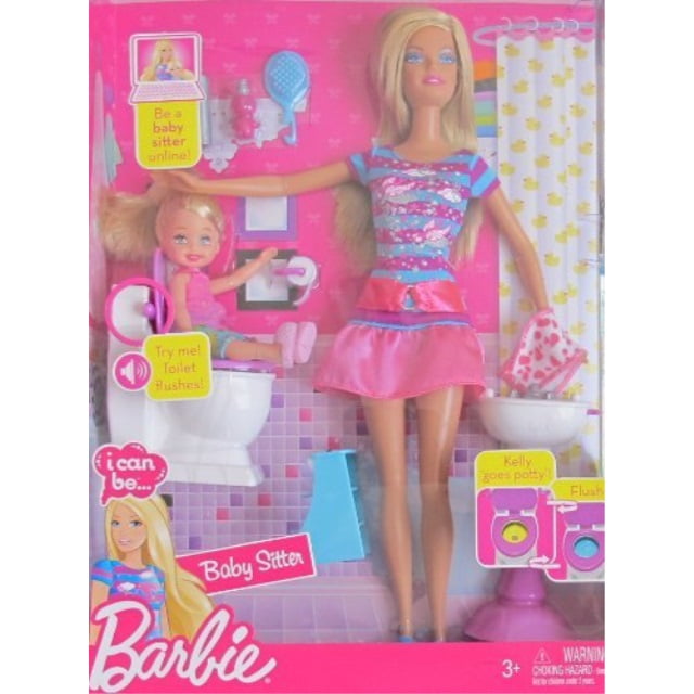 barbie on toilet
