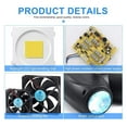 thumbnail image 4 of Loomza LED Double Head DJ Party Stage Lights Sound Active RGBW Spotlight, 4 of 7
