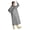 Gray, variant on Thickened Hooded Raincoat for Adults Unisex Cape Style Waterproof Poncho for Outdoor Hiking Cycling Travel White One Size