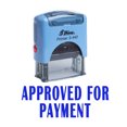 thumbnail image 1 of Printtoo APPROVED FOR PAYMENT Office Stationery Shiny Stamp Self Inking Rubber Stamp, 1 of 1
