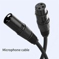 thumbnail image 3 of XLR Audio Cable Karaoke Mic Sound Cannon Cable Male to Female XLR Cable XLR Extension Mikrofon Cable, 3 of 5