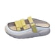thumbnail image 4 of Sandalias deslizantes para mujer, calzado interior antideslizante, sandalias de playa con punta abierta para mujer, zapatos planos, suela gruesa, Amarillo, 4 of 8