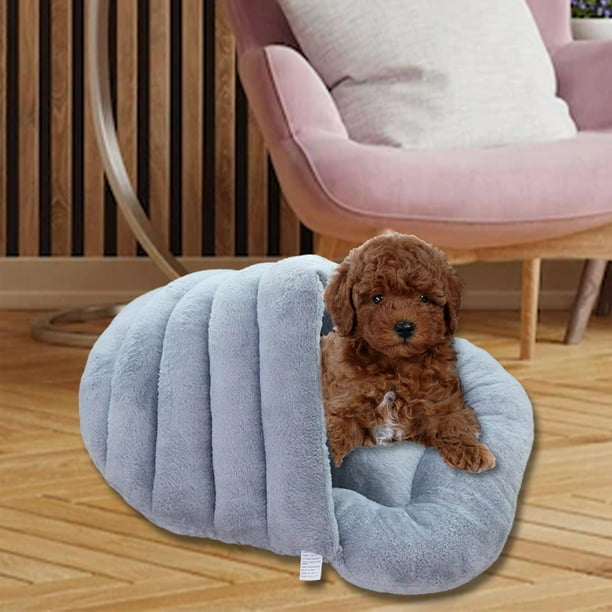 Saco de dormir perfecl para perros y gatos cama cueva gris 20,5X15