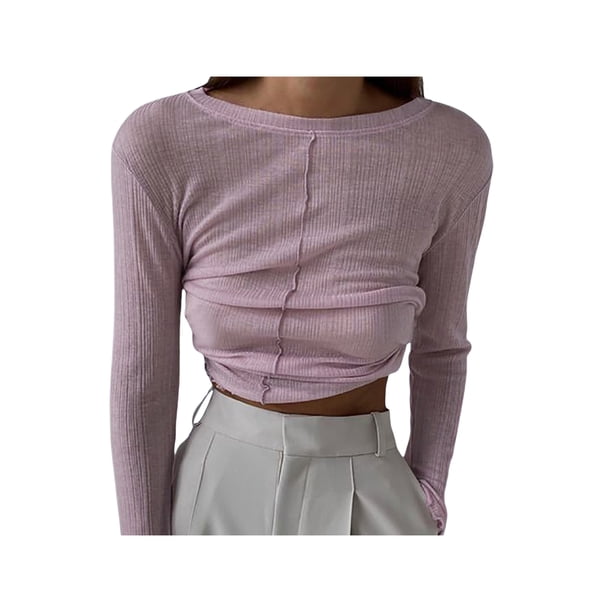 Txlixc Camiseta de manga larga para mujeres Txlixc moda