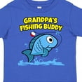 thumbnail image 4 of Inktastic Grandpa's Fishing Buddy (blue) Boys or Girls Toddler T-Shirt, 4 of 5