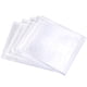 thumbnail image 1 of Estuche de CD doble de 5 piezas con bandeja transparente ensamblada, estuche de repuesto transparente estándar para DVD, paquete de CD portátil (transparente), 1 of 5