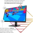 thumbnail image 4 of HP OMEN 27q 27 inch QHD Gaming Monitor 165Hz IPS 1ms AMD Freesync Premium Console Compatible DisplayPort Dual HDMI VESA Mountable for Laptop Computer PS5 Xbox Desk Setup, Black (Renewed), 4 of 5