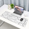 thumbnail image 7 of Topographic Map Large Gaming Mouse Pad with Stitched Edges, Precision Control, Non-Slip Durable Rubber Base, 31.5x11.8 inch, 1lb, 3mm   XL Waterproof  Mousepad for Keyboard Pad and Desk Pad,home, 7 of 7