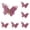 Purple*5, variant on 15-Pack Silver Butterfly Christmas Ornaments, Glitter PVC Hanging Decor with Rhinestones for Tree Wreath and Holiday Craft, 15PCS (Silver)