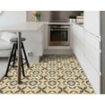 thumbnail image 3 of DEWOO 10PCS 12" x 12" Peel and Stick Floor Tiles, Vintage Floral Removable Self Adhesive Vinyl Flooring Stickers, Renter Friendly DIY Tile for Kitchen Entryway Bathroom Living Room, 3 of 5