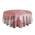 thumbnail image 5 of Round Waterproof Tablecloth 60×60 Inch, Boho Style Reusable Indoor/Outdoor Durable Table Cover for Party Kitchen Dinner Room Decor, 5 of 6