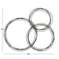 thumbnail image 3 of CosmoLiving by Cosmopolitan Black Metal Overlapping Ring Plate Wall Decor, 3 of 11