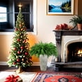 thumbnail image 2 of Christmas Artificial Needles Branches With Greenery Picks Twig Branches For Christmas Decoration, 2 of 9