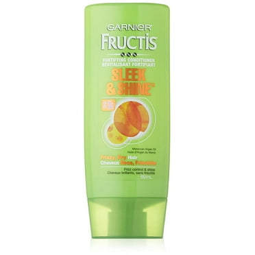 Garnier Fructis Sleek And Shine Smoothing Conditioner With Argan Oil, 3 Oz..