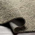 thumbnail image 3 of Hauteloom Barahan Wool Living Room, Bedroom Area Rug - Bohemian, Transitional - Ivory, Charcoal, Black - 8' x 10', 3 of 6