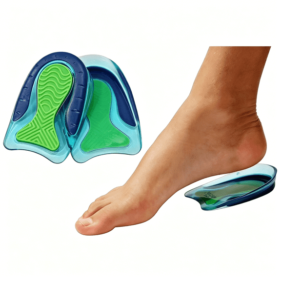 XIRQI Sport Traction Shock Absorbing Lightweight Gel Heel Cups for Kid'S with Sensitive Heels, Heel Spurs, Plantar Fasciitis, Or Ankle Pain (2 Pairs, 4 Single Heelcups) (Kid'S Size 3-7)