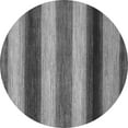thumbnail image 1 of Ahgly Company Indoor Round Abstract Gray Modern Area Rugs, 3' Round, 1 of 4