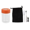 thumbnail image 2 of Transparent Magnifying Jar Magnifying Viewing Jar Multifunctional Antiwater Portable Magnifying Glass Storage Jar with LED Light, 2 of 8