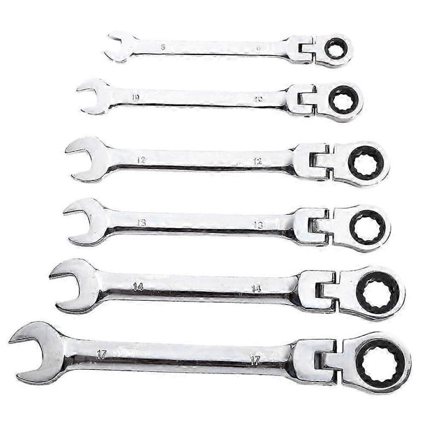 Ratchet Wrench Set Combination Wrench-dramin 6 Piece Ratchet Wrench Torque Wrench 8 10 12 13 14 17 Mm