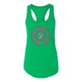 thumbnail image 2 of Believe Hope Awareness Ladies Racerback Tank Top, Kelly, Medium, 2 of 3