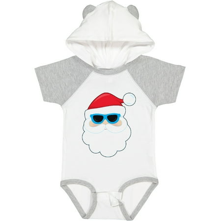 

Inktastic Santa Head with Sunglasses Gift Baby Boy or Baby Girl Bodysuit
