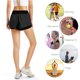 thumbnail image 3 of Hukapapa Pantalones cortos deportivos para mujer Pantalones cortos para correr de secado rápido Forro de tela de malla Pantalones cortos de entrenamiento de tenis de cintura alta Bolsillo con, 3 of 5