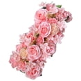 thumbnail image 2 of Panel de flores para bodas, camino de flores, arco de boda, fondo floral Rosa, 2 of 9