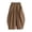 P145 Coffee, variant on Tfken Little Girls Classic Pants Elastic Waist Stretchy Trousers Wide-Leg Loose Pants With Pockets Fashion Lightweight Teen Daily Casual Wear Trendy Clothes Size 2-3 Years Beige