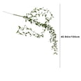 thumbnail image 3 of Birdeem Simulation of Decorative Wicker Hanging Wall Hanging Wedding Indoor Green Plant 5 Fork Dragon Rattan., 3 of 6