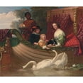 thumbnail image 3 of Frederick Goodall 23x20 Black Modern Framed Museum Art Print Titled - Queen Henrietta Maria and Her Children (1852), 3 of 5