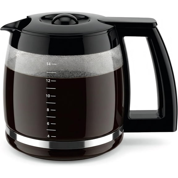 Cuisinart 14-Cup Glass Replacement Coffee Carafe Compatible with Cuisinart Coffee Maker Models DCC-2200RC