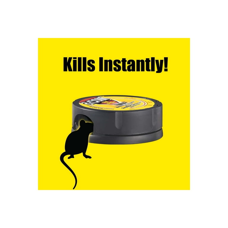 d-CON No View, No Touch Covered Mouse Trap, 2 Count - Walmart.com