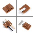 thumbnail image 5 of Leather Pen Clip Holder Double Hole Pen Clip Holder Notebook Pen Holder with Pocket Clip for Journal Notebook Planner, 5 of 9