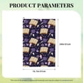 thumbnail image 4 of Easygdp Lavender Flowers Golf Towel 24x16in for Men and Women with Carabiner Clip for Easy Attachment, 4 of 8
