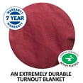 thumbnail image 6 of ARMORFLEX Challenger II Adjusta-Fit Turnout Blanket | Medium Weight | Green/Black | 76, 6 of 9