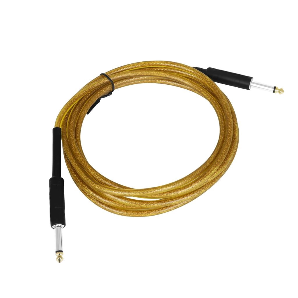 Yihuala Guitar Leads Instrument Cable Noiseless Guitar Cable Cord Straight to Straight Angles 6.35mm 1/4 to 1/4 Inch Cable