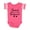 Football Pink and White, variant on Junior Bridesmaid Wedding Bridal Party Girls Baby Bodysuit