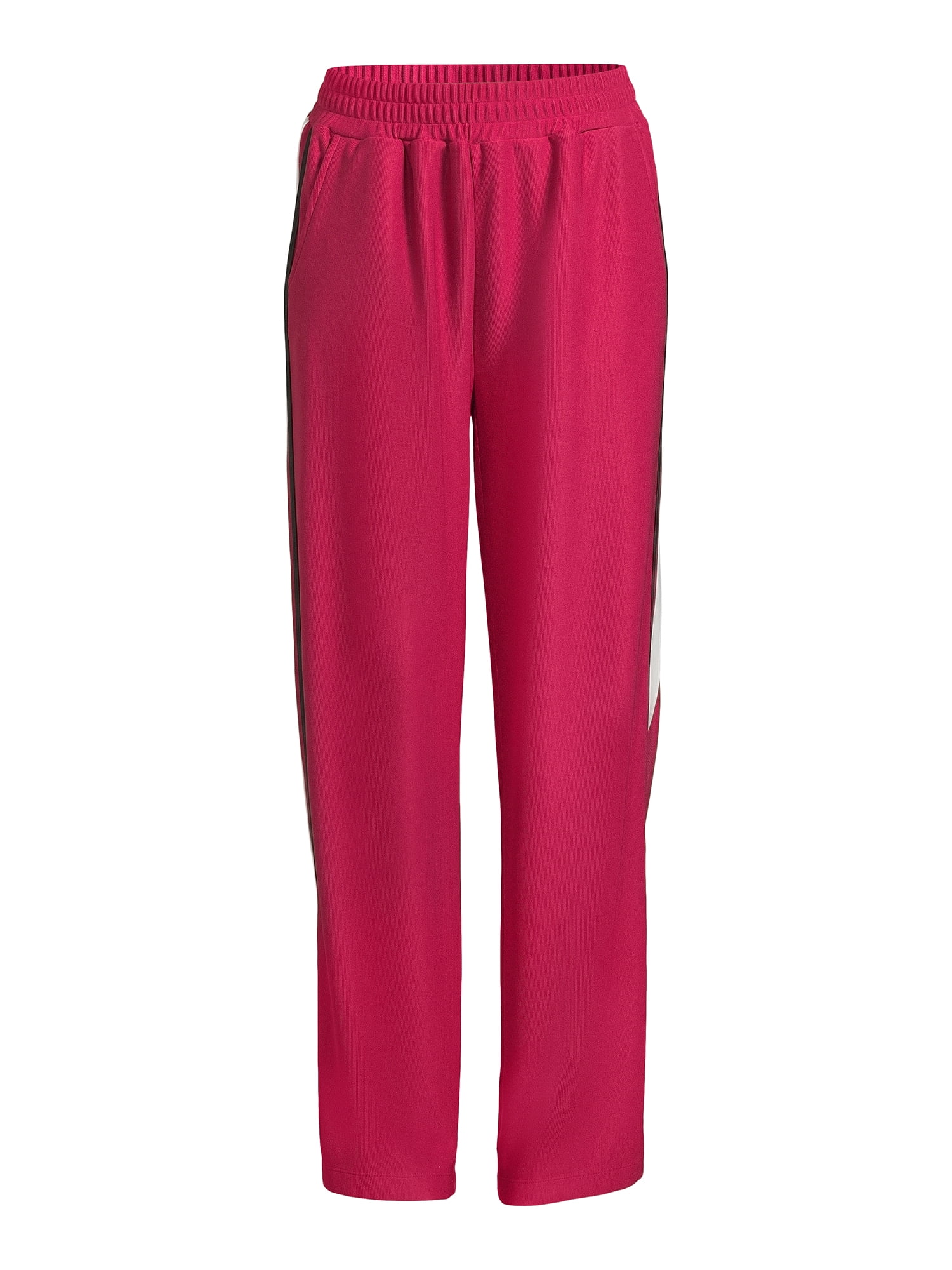 Self Esteem Juniors Knit Track Pants with Side Striping, 30.25" Inseam, Sizes S-XL