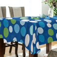 thumbnail image 5 of Yayeee Tablecloths 54" x 54" Rectangle Wrinkle Resistant Party Table Cover, Blue Dots, 5 of 8