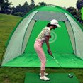thumbnail image 3 of 2M Golf Net Practice  Exercises Driving Chipping Soccer Cricket + Mat + 10balls, 3 of 6