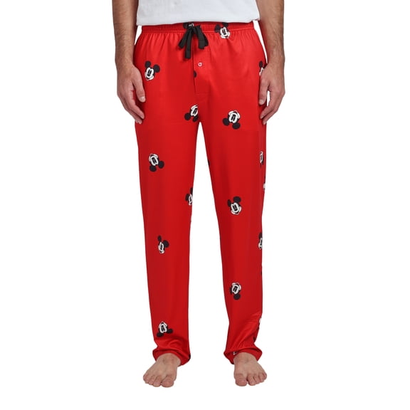Mickey Mouse Classic All-Over Print Men's Sleep Pajama Pants-Medium