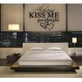 thumbnail image 4 of New Always Kiss Me Goodnight Home Decor Wall Sticker Decal Bedroom Art Mural Funny Home Decoration, 4 of 6